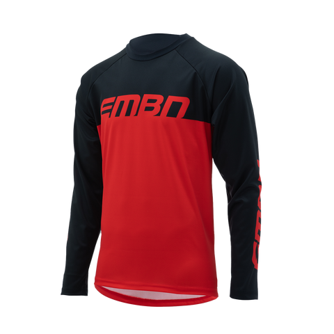 EMBN Red & Black Long Sleeve Jersey