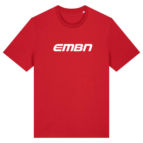 EMBN Word Logo T-Shirt - Bright Red