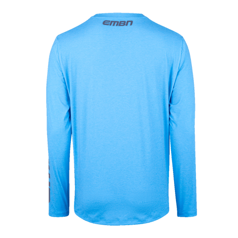 EMBN Tech T-Shirt Manica Lunga - Blu 