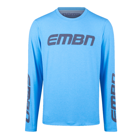 Camiseta de manga larga EMBN Tech - Azul 