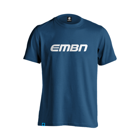 EMBN Word Logo T-Shirt - Majorelle Blue