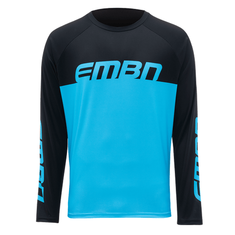 EMBN Blue & Black Long Sleeve Jersey