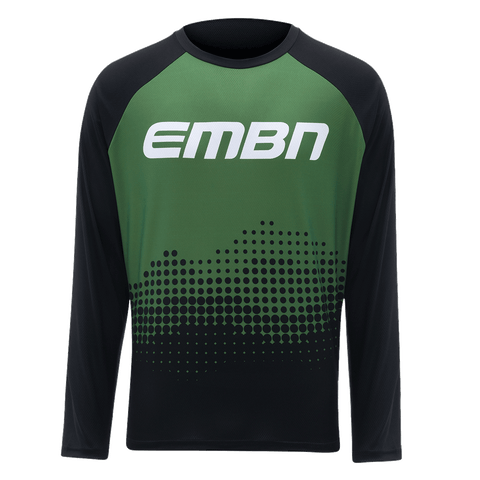 EMBN Gradient Green Long Sleeve Jersey