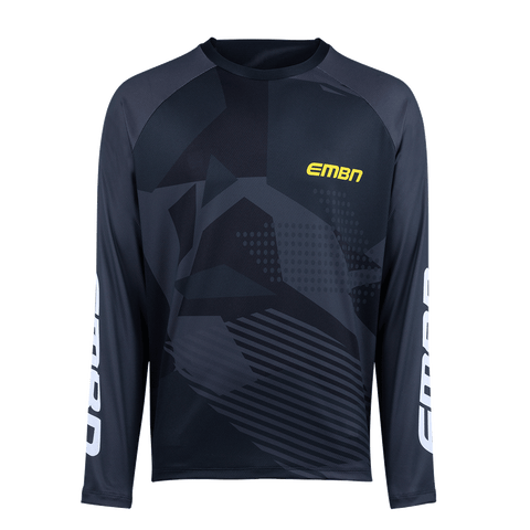 EMBN Abstract Black Long Sleeve Jersey