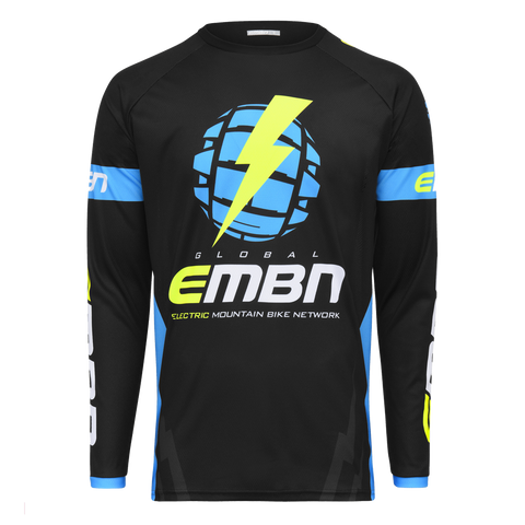 EMBN Team Jersey Long Sleeve - Black & Blue
