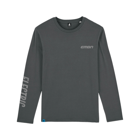 EMBN Label Charcoal Long Sleeve T-Shirt