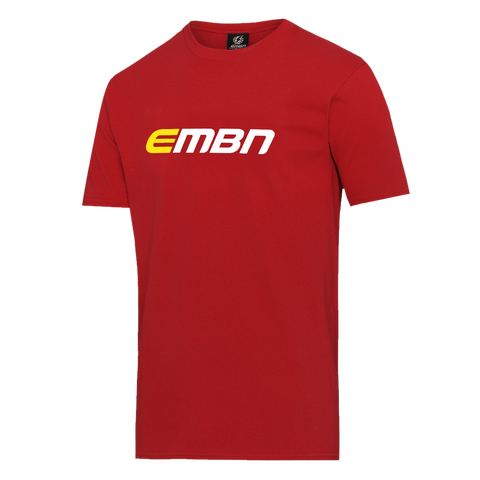 EMBN T-Shirt - Red & White