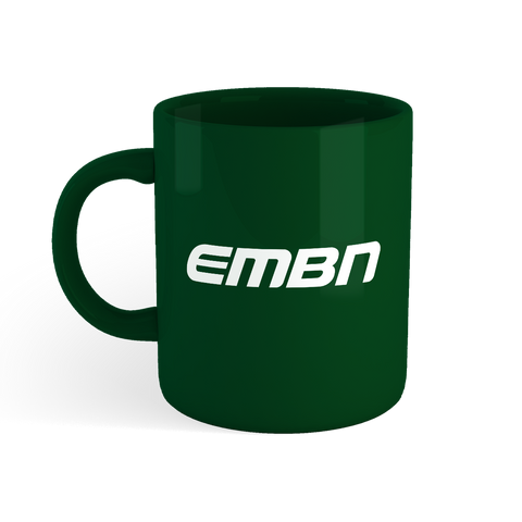 Taza Logotipo de la palabra verde EMBN