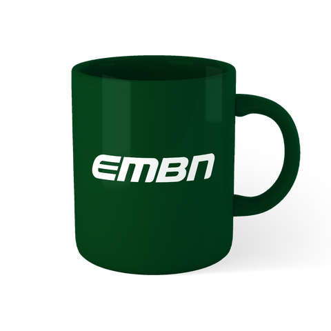 Taza Logotipo de la palabra verde EMBN