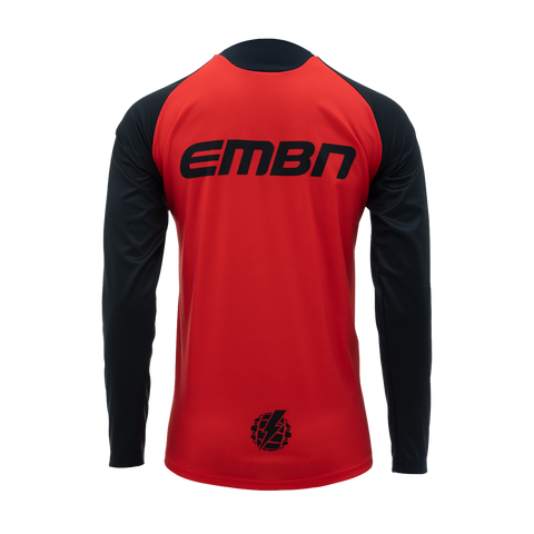 EMBN Red & Black Long Sleeve Jersey