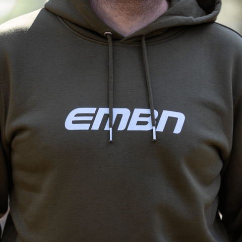 EMBN Word Logo Hoodie - Khaki