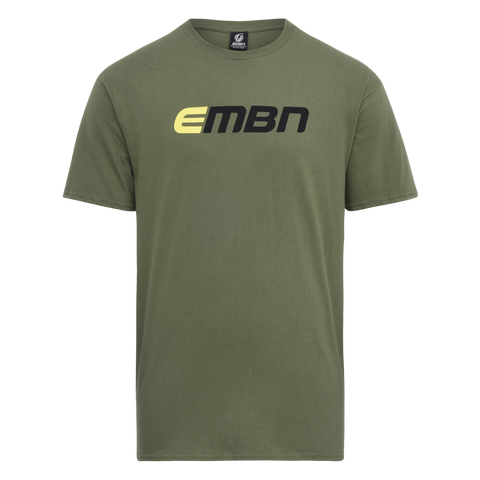 Camiseta EMBN - Verde militar y negro