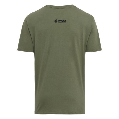 Camiseta EMBN - Verde militar y negro