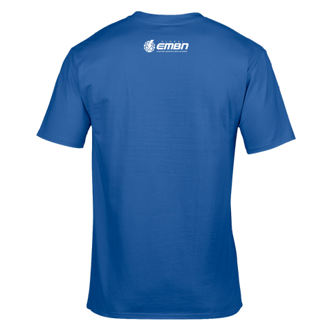 Camiseta EMBN - Azul real y blanco